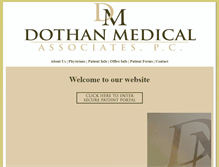 Tablet Screenshot of dothanmedical.com